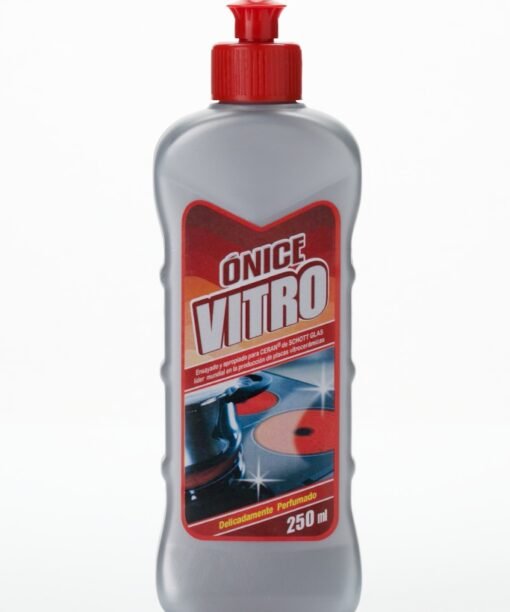 ONICE VITRO KERAMIKINIO STIKLO PAVIRŠIŲ IR NERŪDIJANČIO PLIENO VALIKLIS 250 ml.